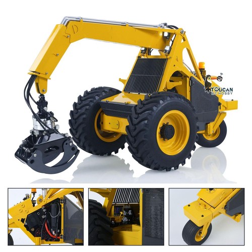 Metal LESU AOUE 225A 1/14 Radio Control Hydraulic Log Loader RC Sugarcane Loader - Picture 4 of 12