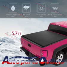 SOFT VINYL ROLL-UP FOR NISSAN 04-15 TITAN 5'7 SHORT BED FLEETSIDE TONNEAU COVER