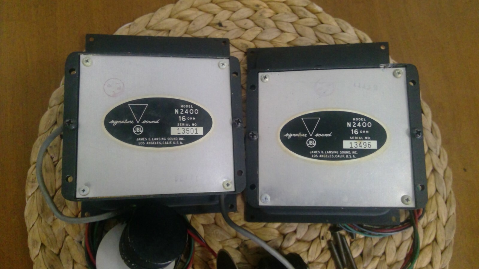 JBL N2400 Crossovers for 16ohm 13496 & 13501 Vintage Near Perfect Cond s l1600 - JBL N2400 Crossovers for 16ohm 13496 & 13501 Vintage Near Perfect Cond