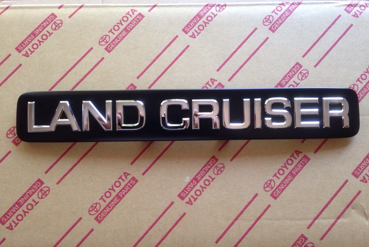 Genuine OEM Toyota Land Cruiser VX Badge 200 Series for sale