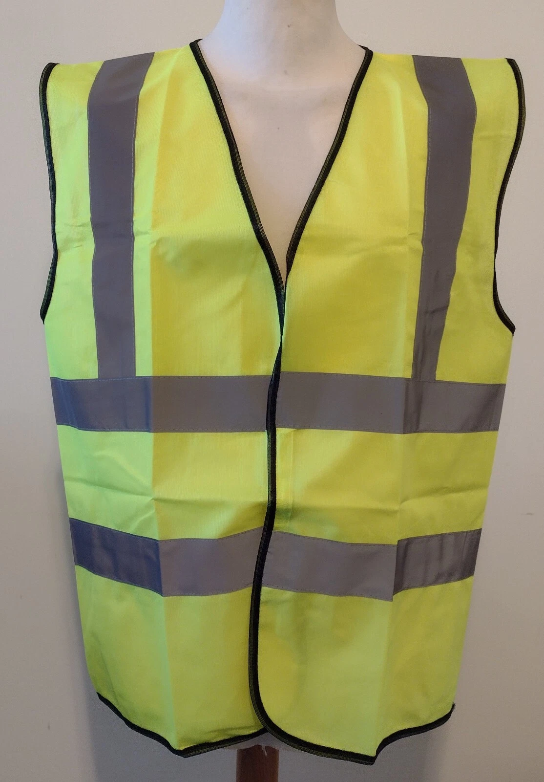 Gilet sans manches neuf haute visibilité léger portable pour cyclistes taille L