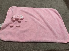 Animal Adventure My Pet Blankie Pink Elephant Plush Baby Blanket Lovey Security