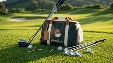 Malbon Golf Green Weekender Duffel Bag w/ Strap & Tag 52x30x23cm (SEND OFFERS)