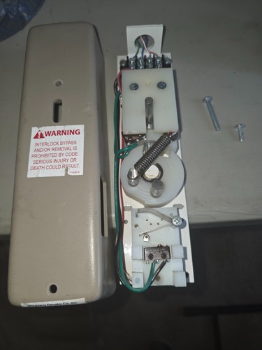 Waupaca EMI3 Elevator Interlock Door Lock. Left Hand Only. (Discontinued)