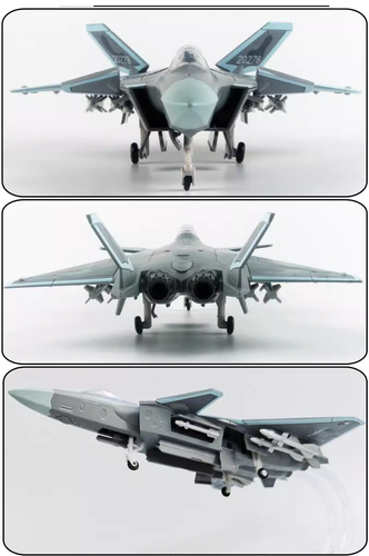 Modelo de juguete 1/72 PLA J-20 Fighter plástico pintado sin montar - Imagen 5 de 8