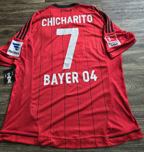 Adidas Bayer Leverkusen 13/14 Away Chicharito maglia uomo taglia XL Z75126 - Foto 1 di 12