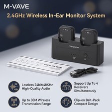 M VAVE Wireless In Ear Monitor System Recharg...