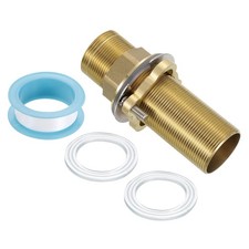 Faucet Mount Extension Shank 4"x1.25"Brass Pipe Faucet Extension Kit for Kitchen