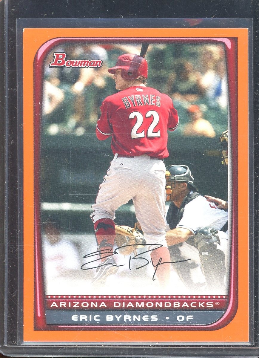 Eric Byrnes 2008 Bowman Orange #163 (37/250)