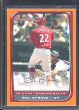 Eric Byrnes 2008 Bowman Orange #163 (37/250)