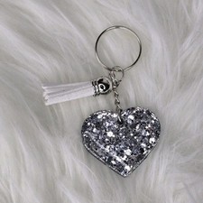 Resin glitter keychain-Bag Charm-Gift for Her