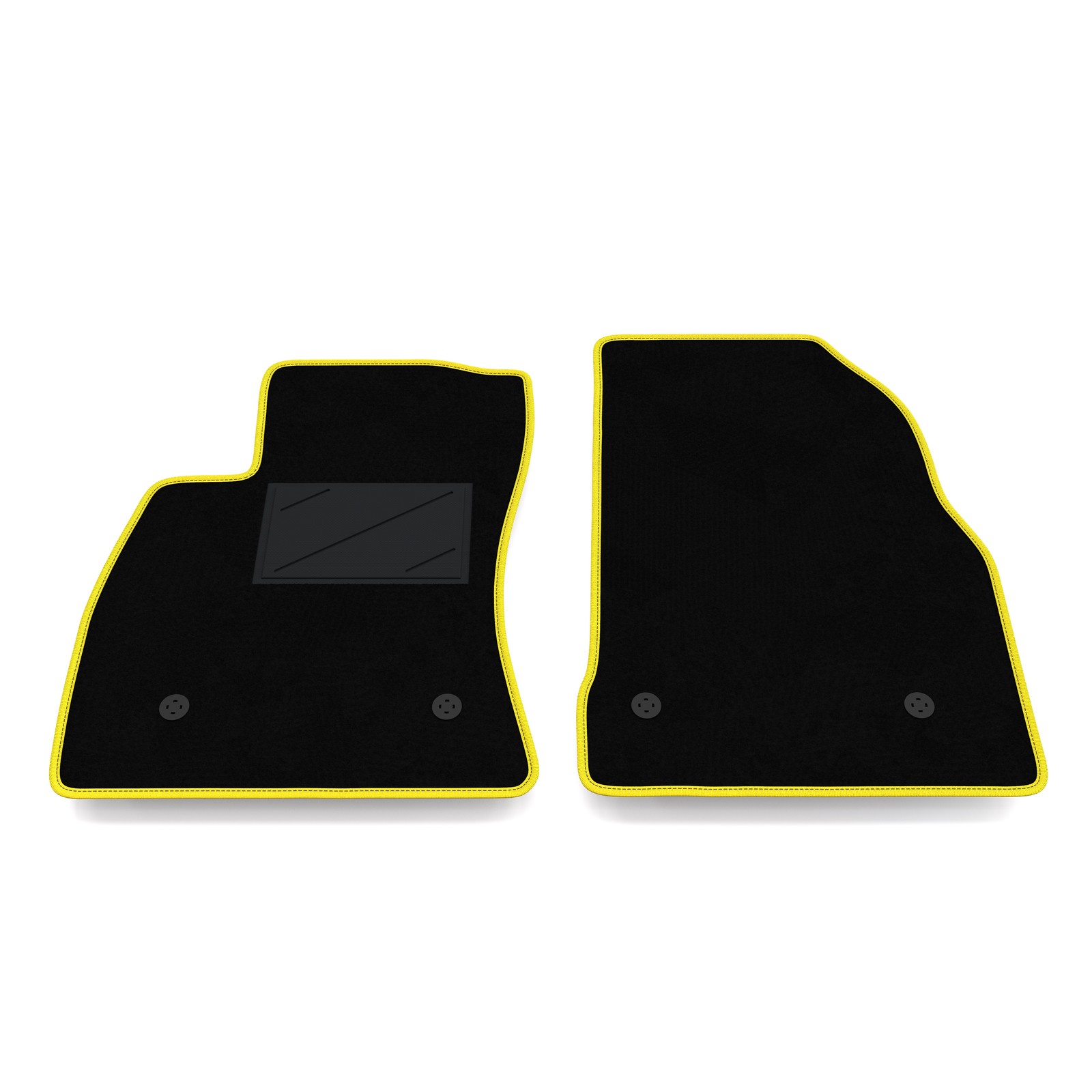 Tapis de sol Fiat Doblò Cargo 3 places dès 2015 en caoutchouc noir sur mesure