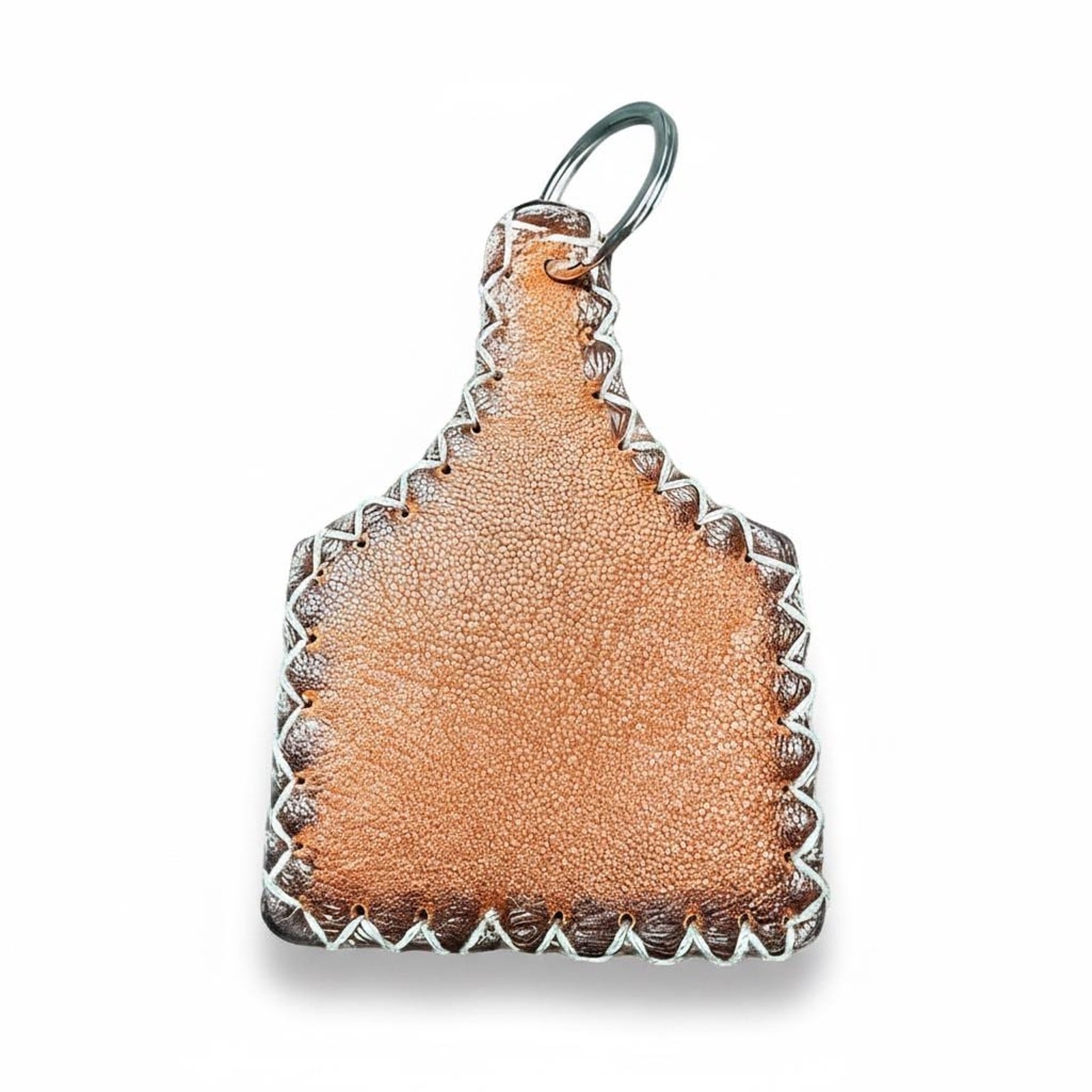 Handcrafted Leather Cow Tag 4.25" x 3"