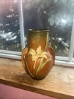 ROSEVILLE ZEPHYR LILY 6"  1946 Art Pottery Vase  130-6 Excellent