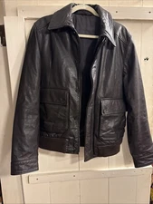 Men’s Joop Brown Soft Leather Bomber Jacket