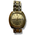 Vtg 1972 Seiko Automatic Day Date 7006 7020 Gold Plated 40mm Gents Wrist Watch