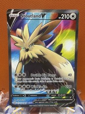 Pokemon TCG Stoutland V (Full Art) Sword & Shield - Battle Styles 157/163 NM