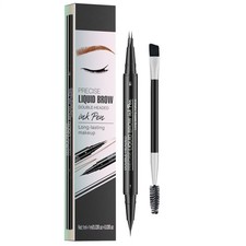 New Eyebrow Fork Pen Pencil Microblading 2Tip...