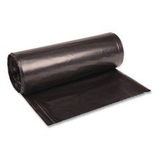Boardwalk 526 60 gal. 2 mil Low-Density Can Liners - Black (100/Carton) New