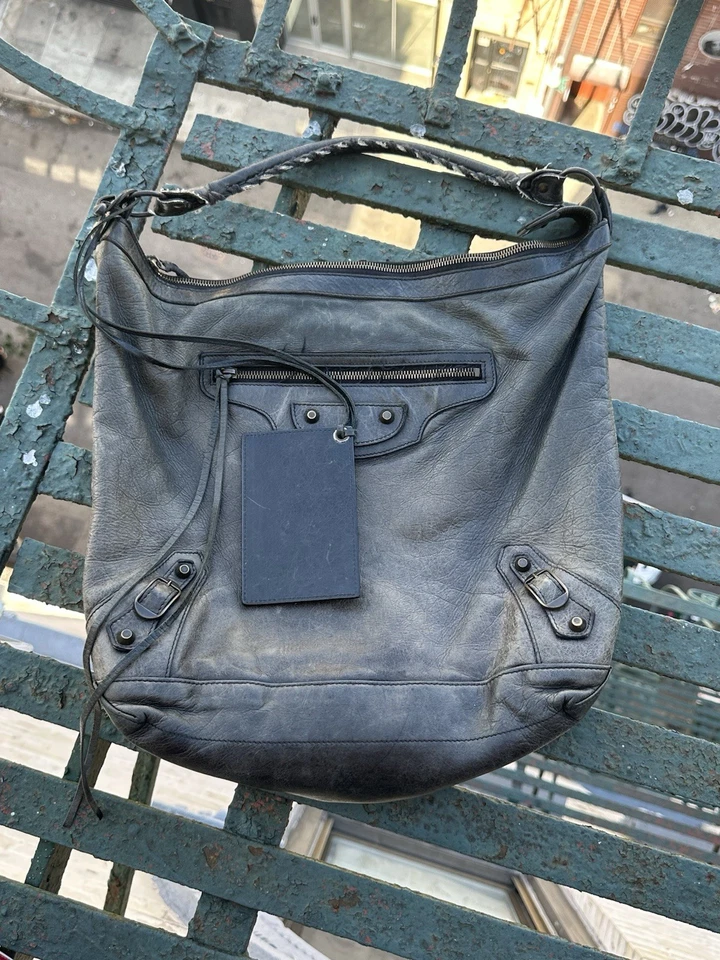 Balenciaga Courier Hobo 2006 Courier Hobo антрацит угольно-серый - Изображение 3 из 4