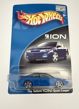 Sealed 2002 - Hot Wheels - Saturn Ion Quad Coupe - New York Auto Show Exclusive