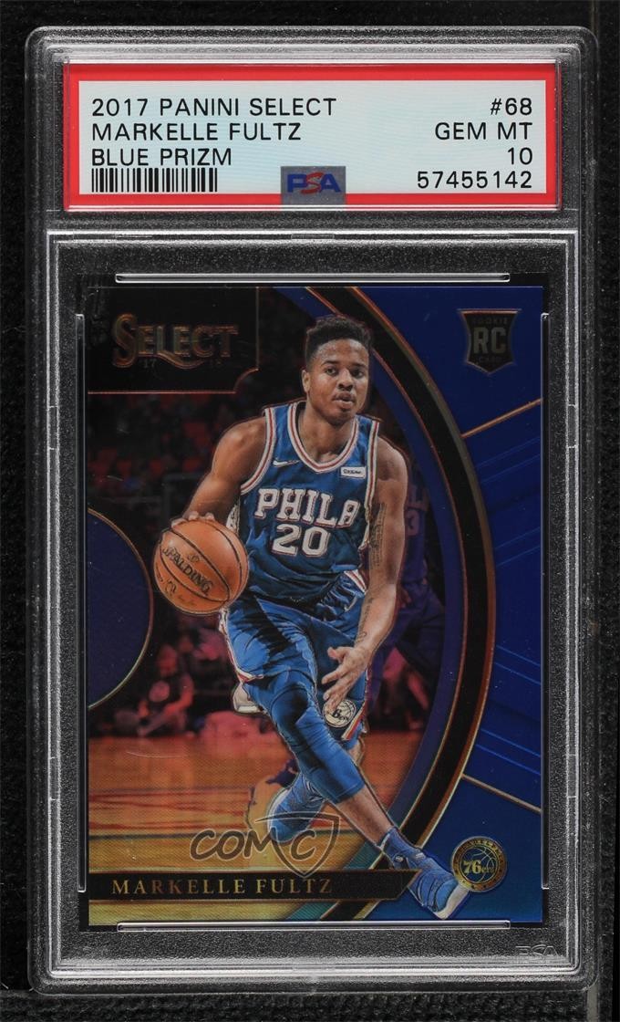 2017 Select Concourse Blue Prizm /299 Markelle Fultz PSA 10 GEM MT Rookie RC h8k