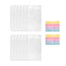 A6-Ordnertaschen, 12 Stück, Umschläge Ohne Reißverschluss für die Budgetpla6771