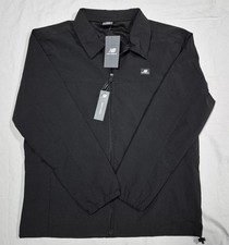 New Balance Mens Full Zip Mesh Lined Sports Training Running Jacket Black