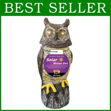 Owl Garden Ornament with Motion Detector