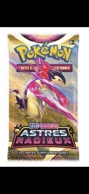 Pokémon JCC Booster scellé Épée et Bouclier Astres Radieux FR 10 cartes - Photo 1/4