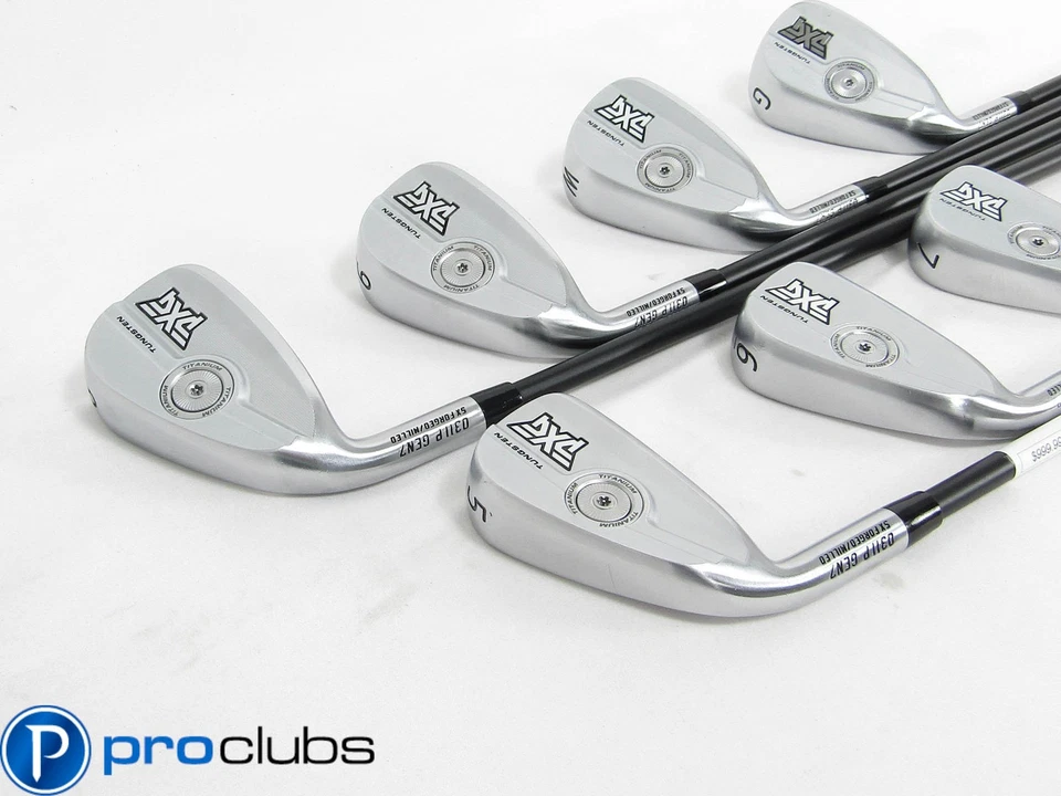 Left Handed PXG GEN7 0311P IRONS 5-PW,GW GRAPHITE KBS TGI 80 STIFF FLEX (+1/2") - Image 2 of 4