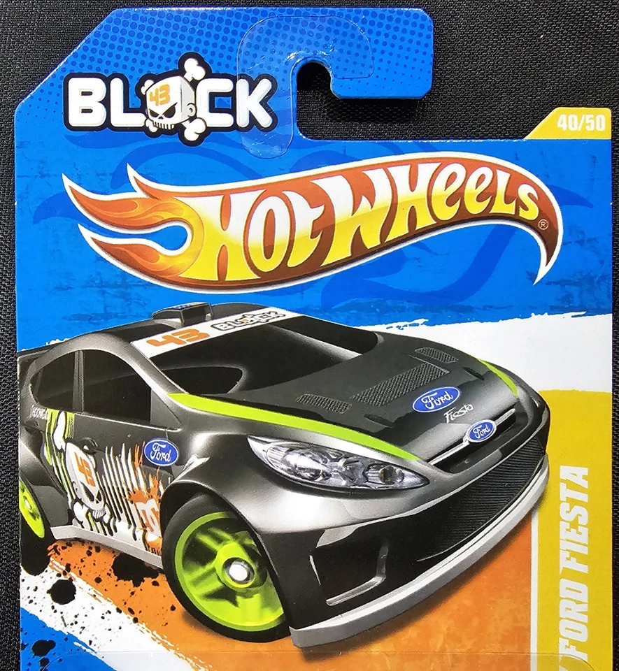 HOT WHEELS * 2011 * NEW MODELS * KEN BLOCK * FORD FIESTA * HOONIGAN * BLACK - Image 3 of 4