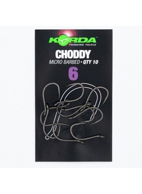 Korda Choddy B Haken Ohne Widerhaken Großes Öhr Matt 10 Stück