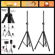 Heavy Duty Speaker Stand, PA Speaker Stand,Speaker Tripod Stand, Adjustable Heig