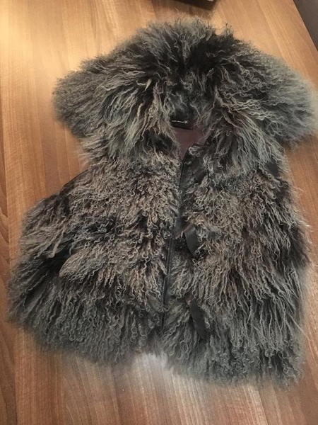 Women Isabel Marant Vest Grey Fur 36 / S / 44
