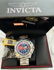 Marvel Comics Invicta 32501 52mm Captain America LE #07/4000 Watch New Box