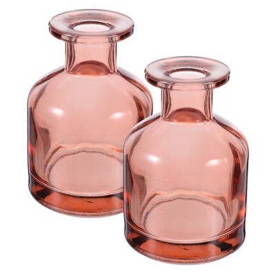  2 Pcs Essential Oil Diffuser Glass Decorative Reed Stick Jar Accessories