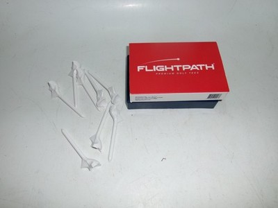 (QTY 8) Flight Path 2.75'' Golf Tees   More Distance & Accuracy   Good Condition