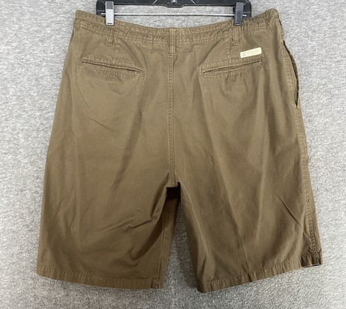 DC Shorts Mens Size 38 Brown Chino Flat Front Casual Skater Brand - Picture 2 of 10