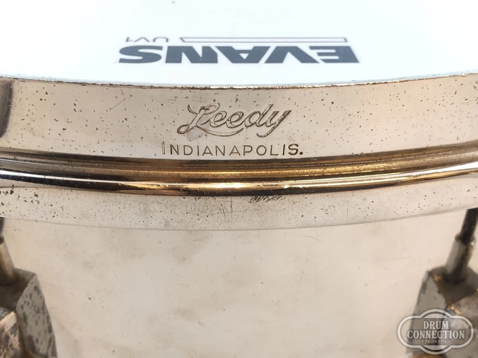 Caja de latón níquel vintage años 30 Leedy 14x6,5 usada Foto 3 de 4