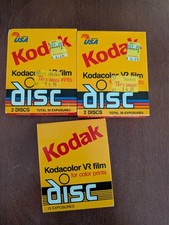 3 NEW Kodak Kodacolor VR Disc Film 75 Exposures Exp 2/1992