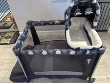 M V Pack and Play Playard w Bassinet Changing Table Toy Bar  Carry Bag