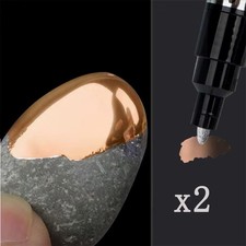 Metallic Liquid Chrome Mirror Marker Pen Waterproof Paint Pens Craftwork DIY