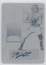 2016 Contenders Draft Picks Printing Plate Cyan 1/1 Cody Kessler #140 Auto 05or