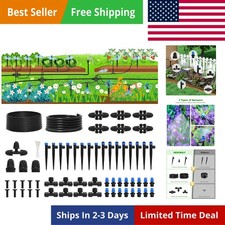 2026 Upgrade 230FT Quick-Connect Drip Irrigation System Kit with 1/4   1/2  ...