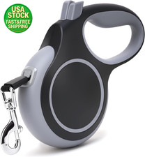 26ft Retractable Dog Leash Heavy Duty Large 110lbs Nylon Tape Tangle Free