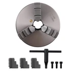 4" Lathe Chuck 3 Jaw Self Centering for K11-100 100mm 0.05mm Precision CNC