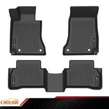 Floor Mats 2 Row For 2015-2021 Mercedes Benz C-class Sedan All Weather Liners