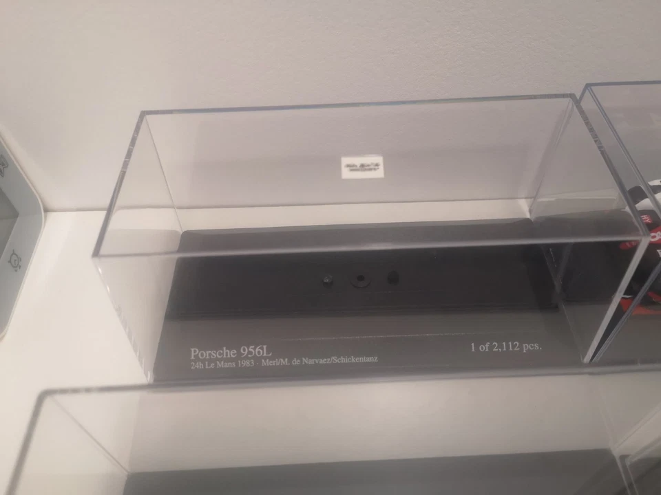 Lot 3 Boîtes Vides Box Showcase 24h Du Mans Minichamps 1/43 Le Mans + 1 Voiture - Photo 3/4