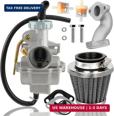 PZ20 Carburetor Kit for 50cc 70cc 90cc 110cc 125cc ATV Quad 4 Wheeler Go Kart Di